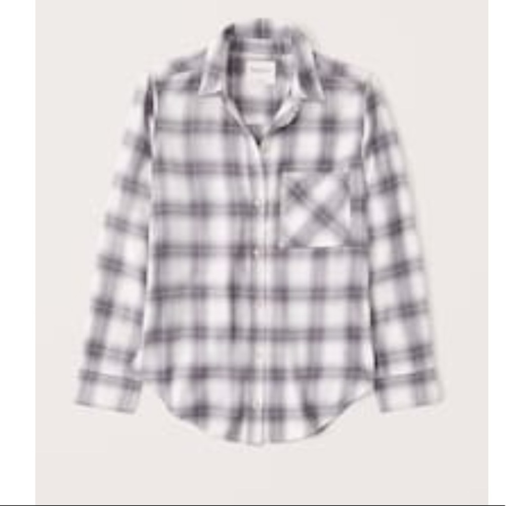 Abercrombie Soft A&F plaid shirt. Size M